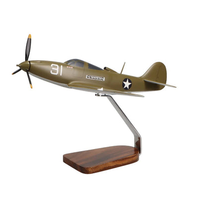 High Flying Models Aircraft Models Bell P-39 Aircobra Large Mahogany Model