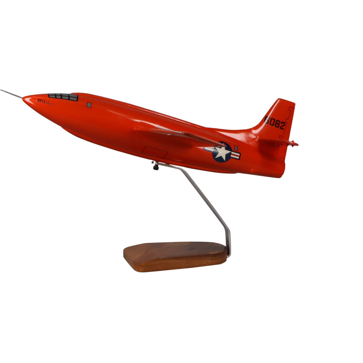 High Flying Models Aircraft Models Bell X-1 Large Mahogany Model
