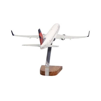 High Flying Models Aircraft Models Boeing 737-900ER Delta Air Lines Large Mahogany Model