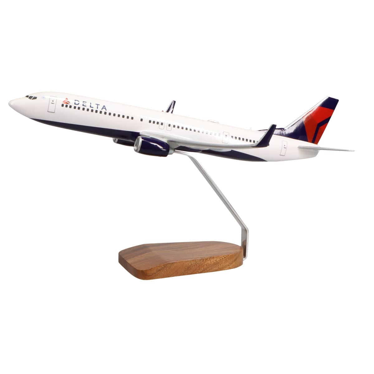 High Flying Models Aircraft Models Boeing 737-900ER Delta Air Lines Large Mahogany Model