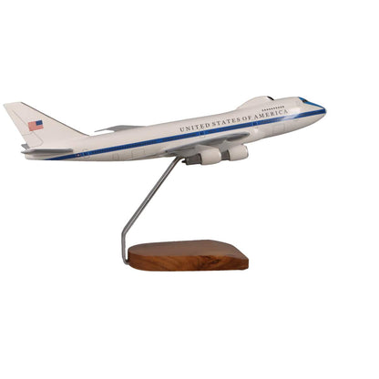 High Flying Models Aircraft Models Boeing E-4 Advanced Airborne Command Post Large Mahogany Model