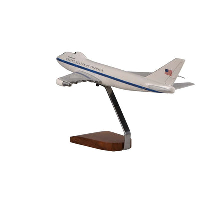 High Flying Models Aircraft Models Boeing E-4 Advanced Airborne Command Post Large Mahogany Model