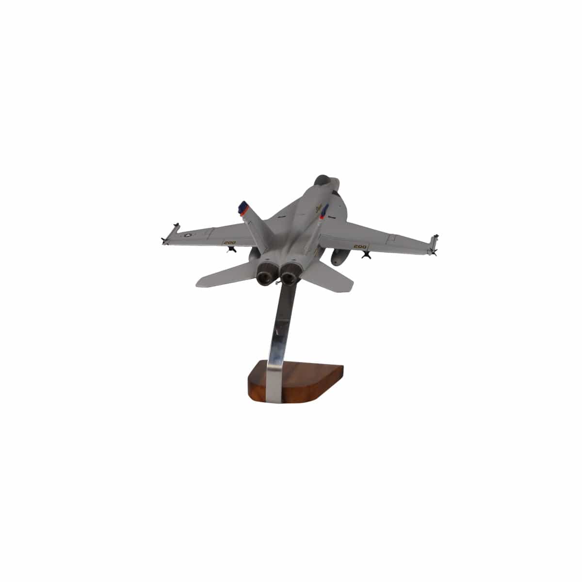 High Flying Models Aircraft Models Boeing F/A-18E Super Hornet Stingers Large Mahogany Model