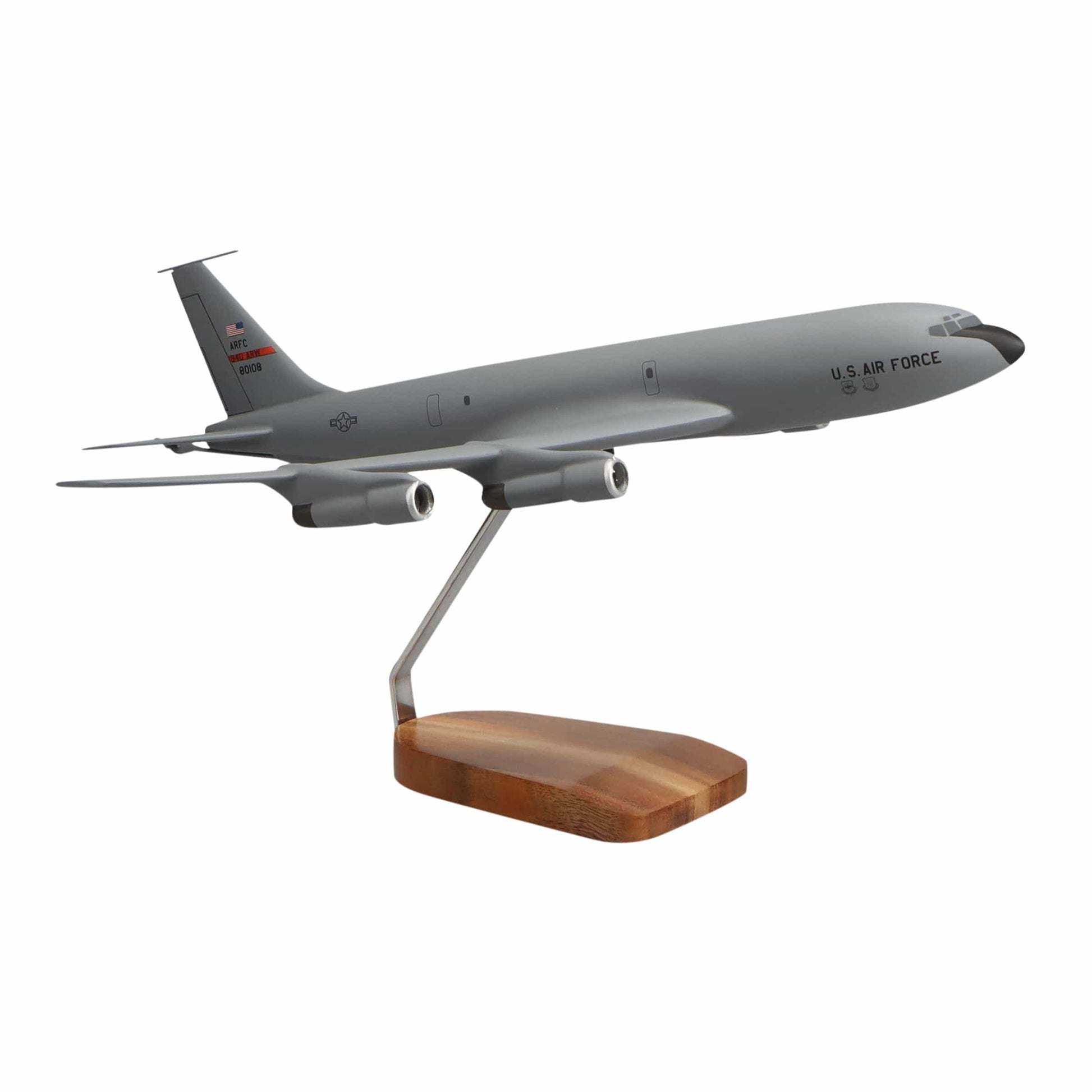 High Flying Models Aircraft Models Boeing KC-135 Stratotanker Large Mahogany Model