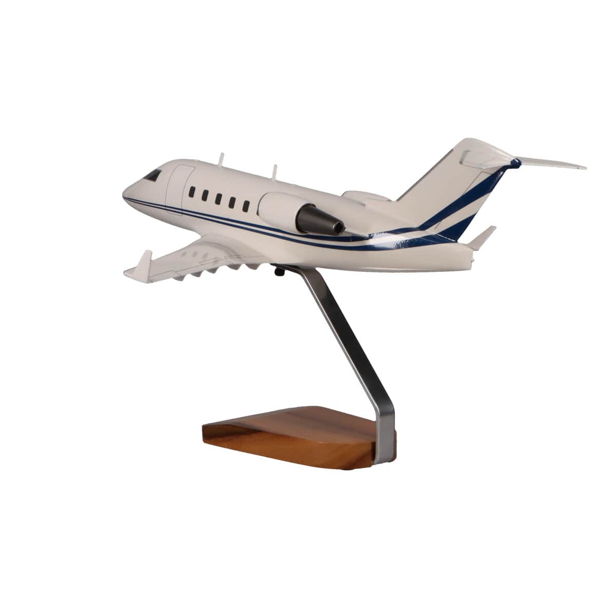 High Flying Models Aircraft Models Bombardier Challenger 600 Large Mahogany Model