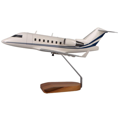 High Flying Models Aircraft Models Bombardier Challenger 600 Large Mahogany Model