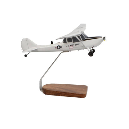 High Flying Models Aircraft Models Cessna O-1 Bird Dog Large Mahogany Model