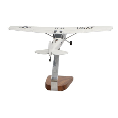 High Flying Models Aircraft Models Cessna O-1 Bird Dog Large Mahogany Model