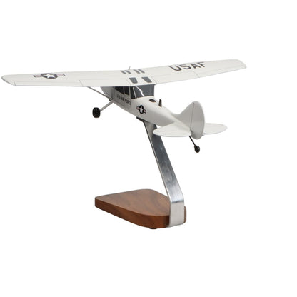 High Flying Models Aircraft Models Cessna O-1 Bird Dog Large Mahogany Model