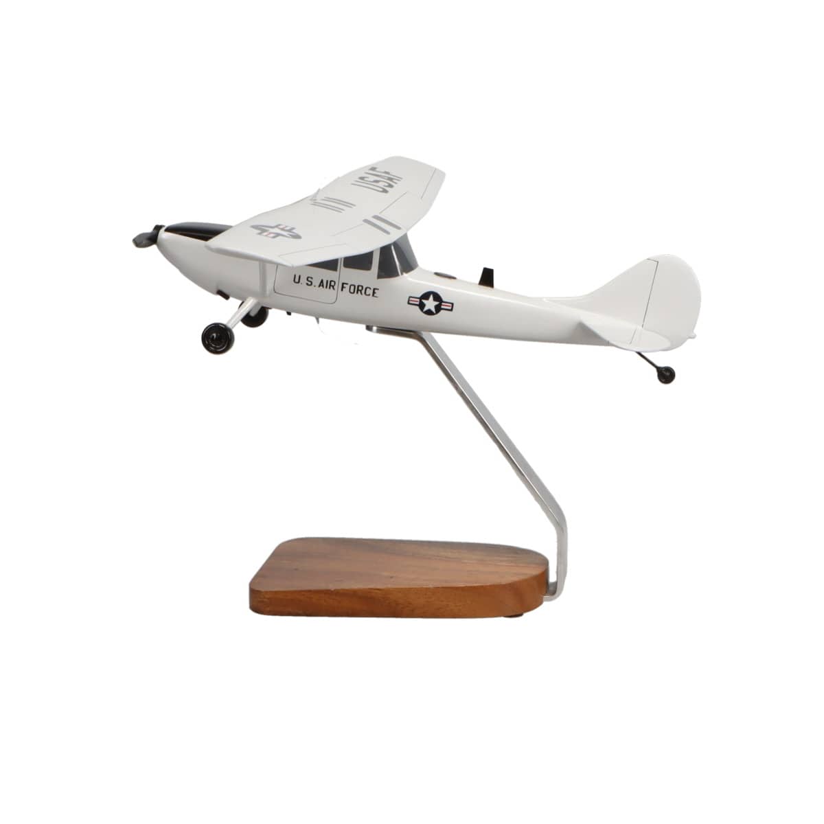 High Flying Models Aircraft Models Cessna O-1 Bird Dog Large Mahogany Model