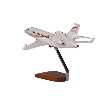 High Flying Models Aircraft Models Dassault Falcon 900 Large Mahogany Model