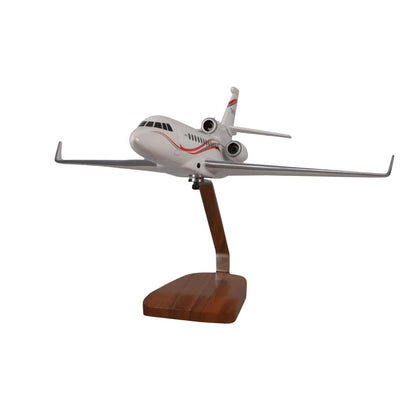 High Flying Models Aircraft Models Dassault Falcon 900 Large Mahogany Model