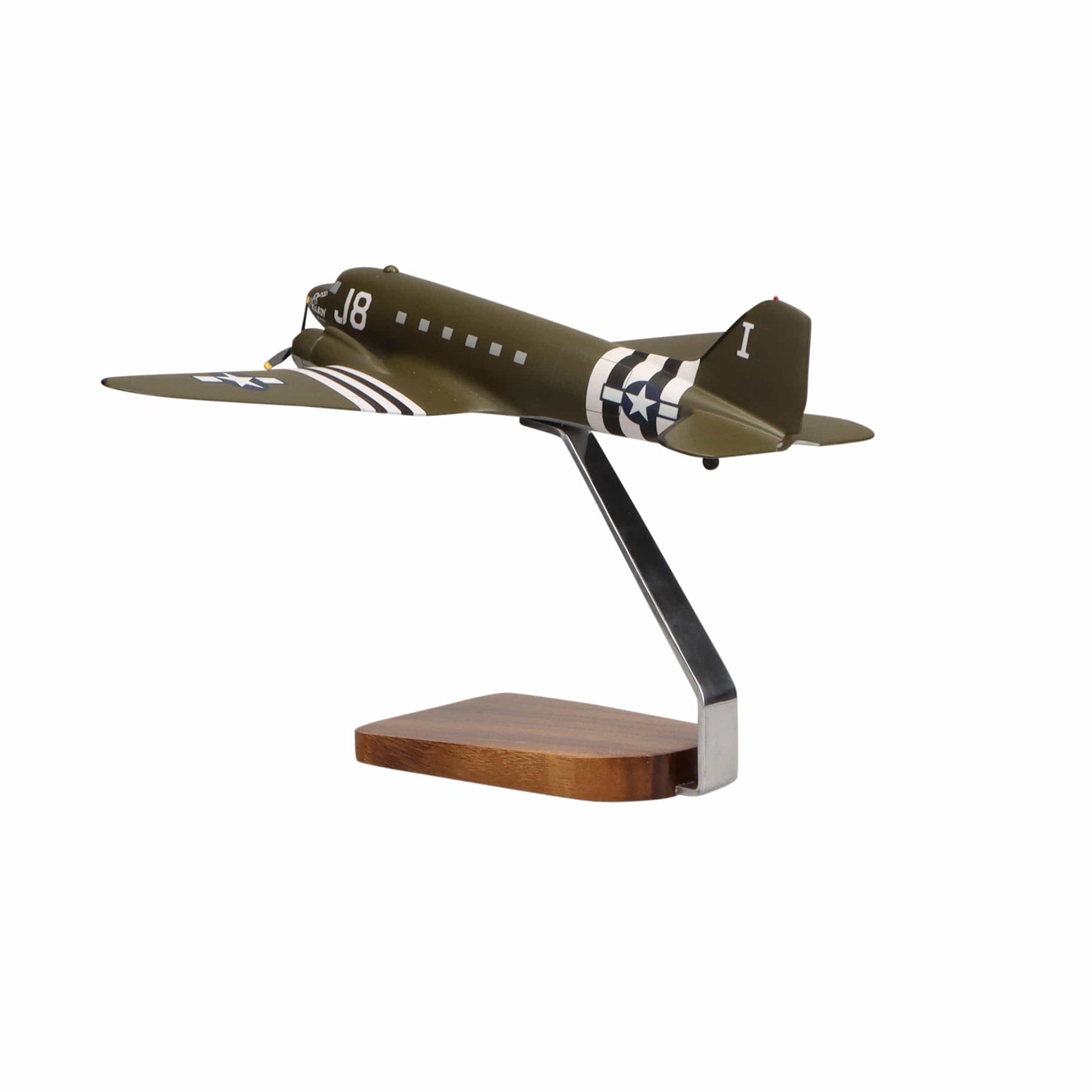 High Flying Models Aircraft Models Douglas C-47A Skytrain "Kilroy Is Here" Large Mahogany Model