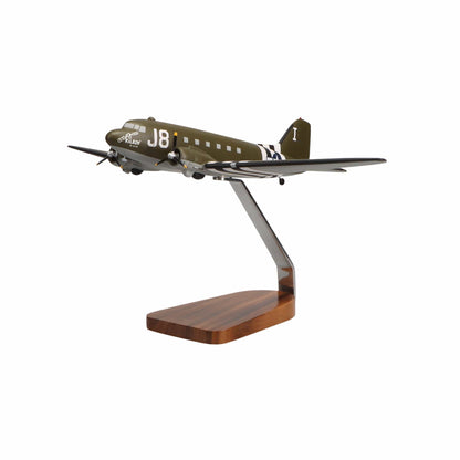 High Flying Models Aircraft Models Douglas C-47A Skytrain "Kilroy Is Here" Large Mahogany Model