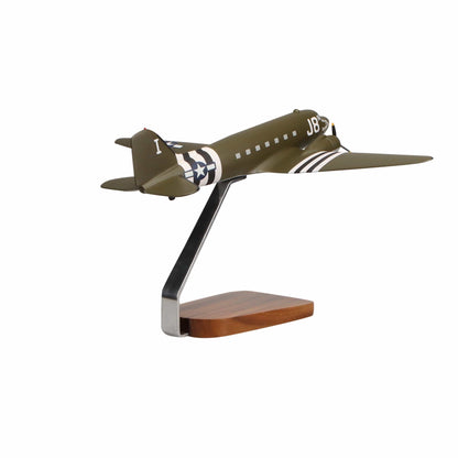 High Flying Models Aircraft Models Douglas C-47A Skytrain "Kilroy Is Here" Large Mahogany Model