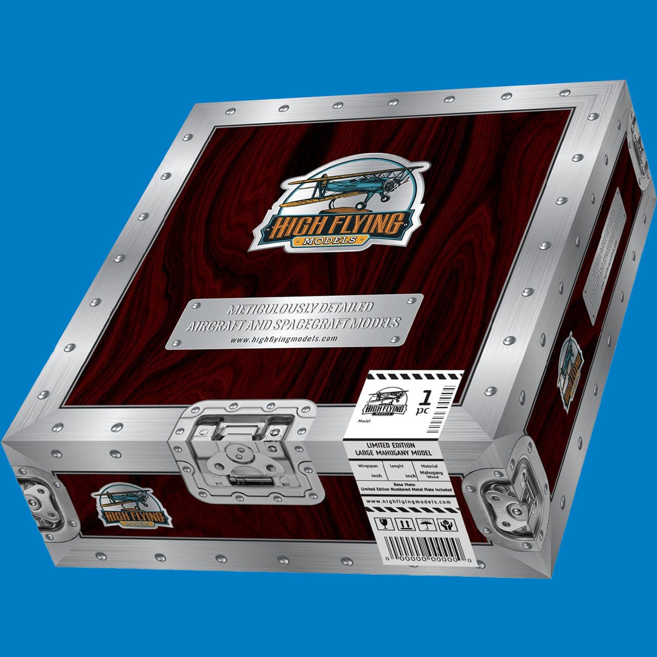 High Flying Models Aircraft Models Embraer Lineage 1000 Large Mahogany Model