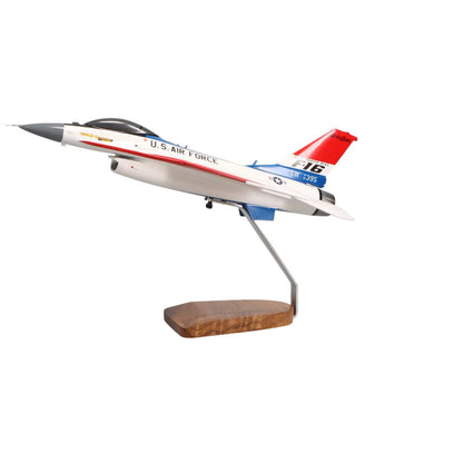 High Flying Models Aircraft Models F-16 Viper Demo Team Large Mahogany Model