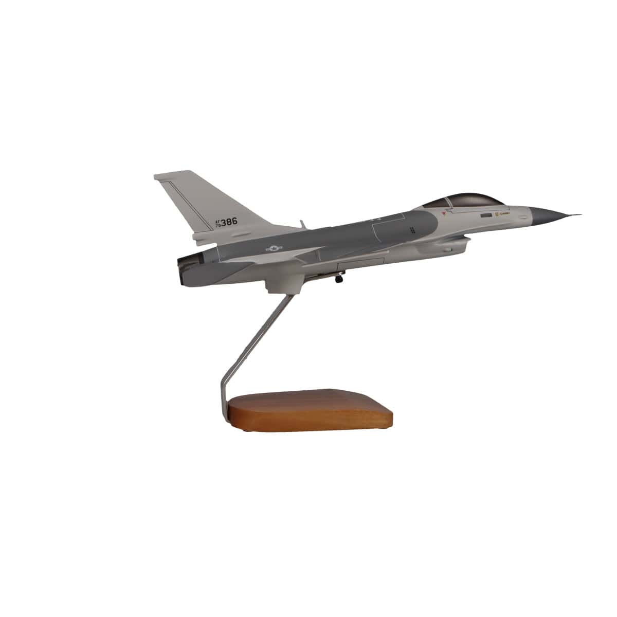 High Flying Models Aircraft Models General Dynamics F-16A Falcon U.S. Air Force Large Mahogany Model