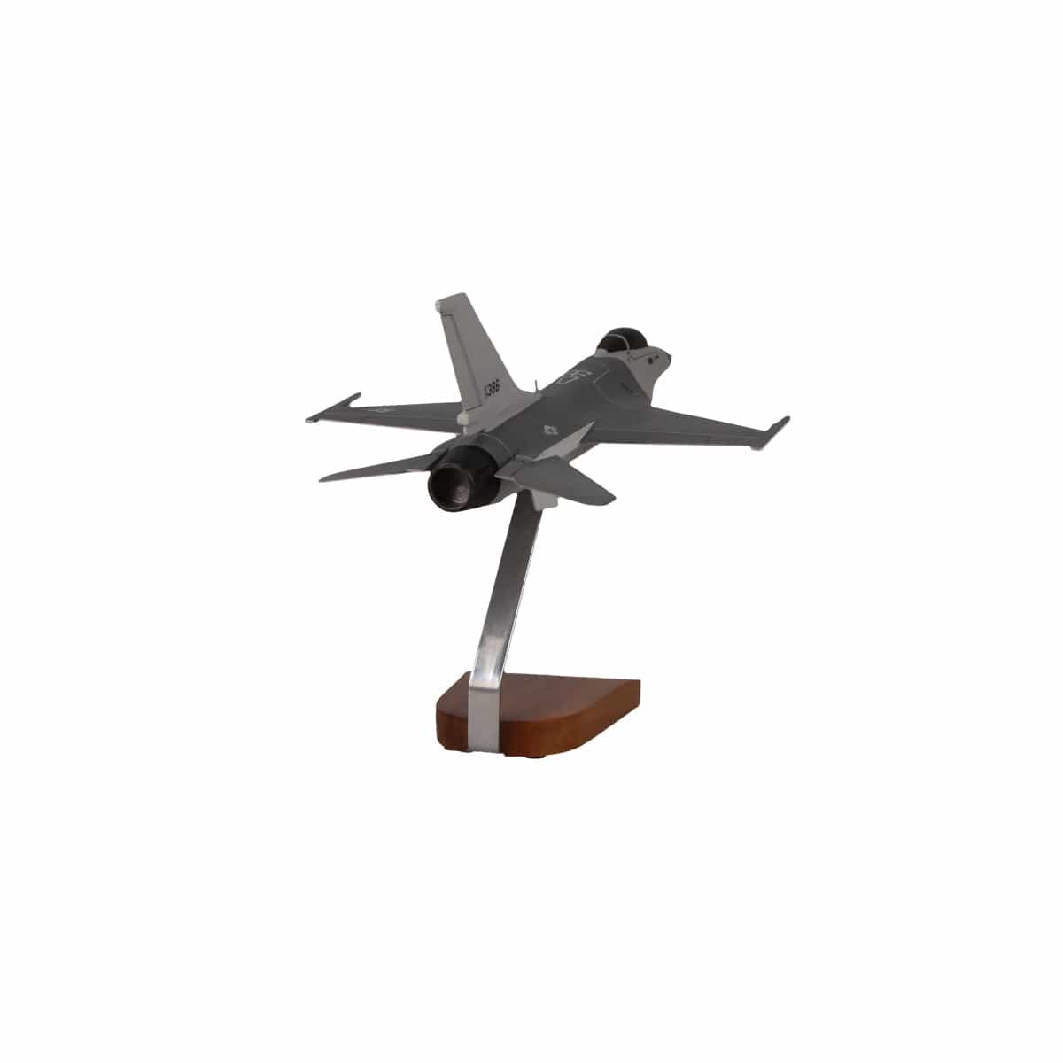 High Flying Models Aircraft Models General Dynamics F-16A Falcon U.S. Air Force Large Mahogany Model
