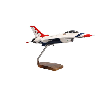 High Flying Models Aircraft Models General Dynamics F-16A Thunderbirds Large Mahogany Model