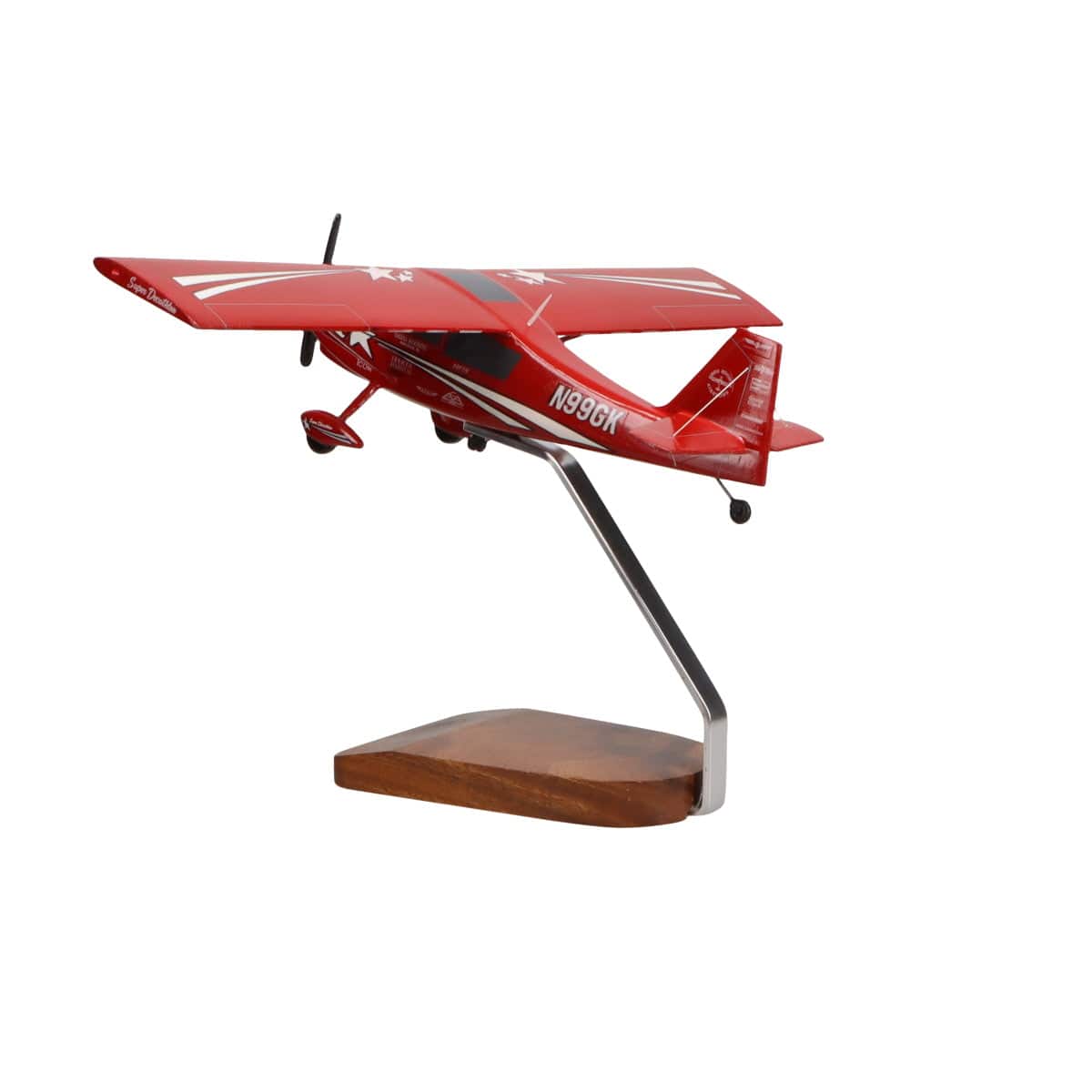 High Flying Models Aircraft Models Greg Koontz Airshows Xtreme Decathlon Large Mahogany Model