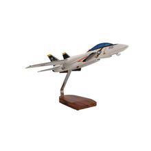High Flying Models Aircraft Models Grumman F-14A Tomcat VF-84 Jolly Rogers Large Mahogany Model