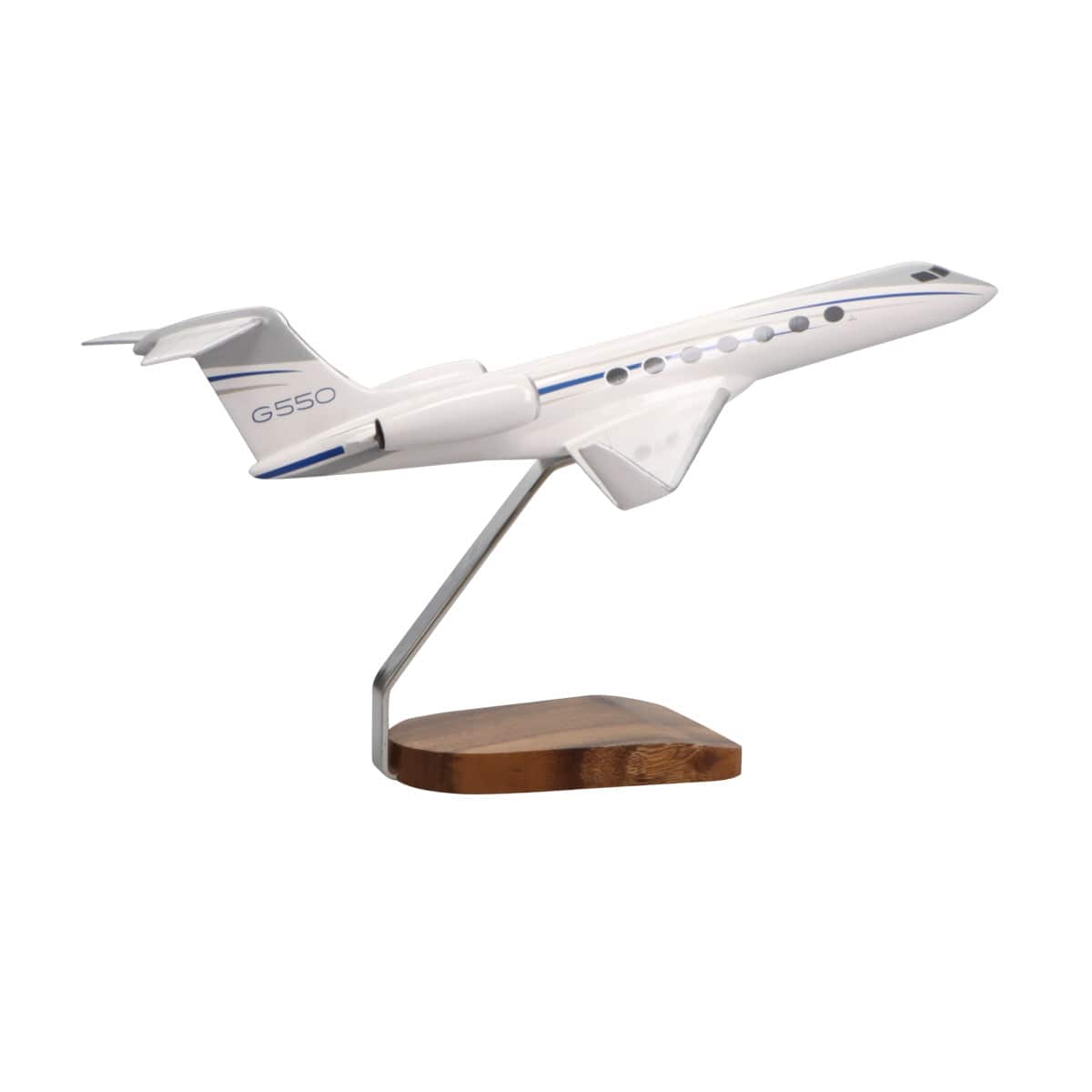 High Flying Models Aircraft Models Gulfstream G550 Large Mahogany Model