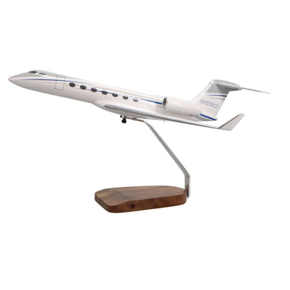 High Flying Models Aircraft Models Gulfstream G550 Large Mahogany Model