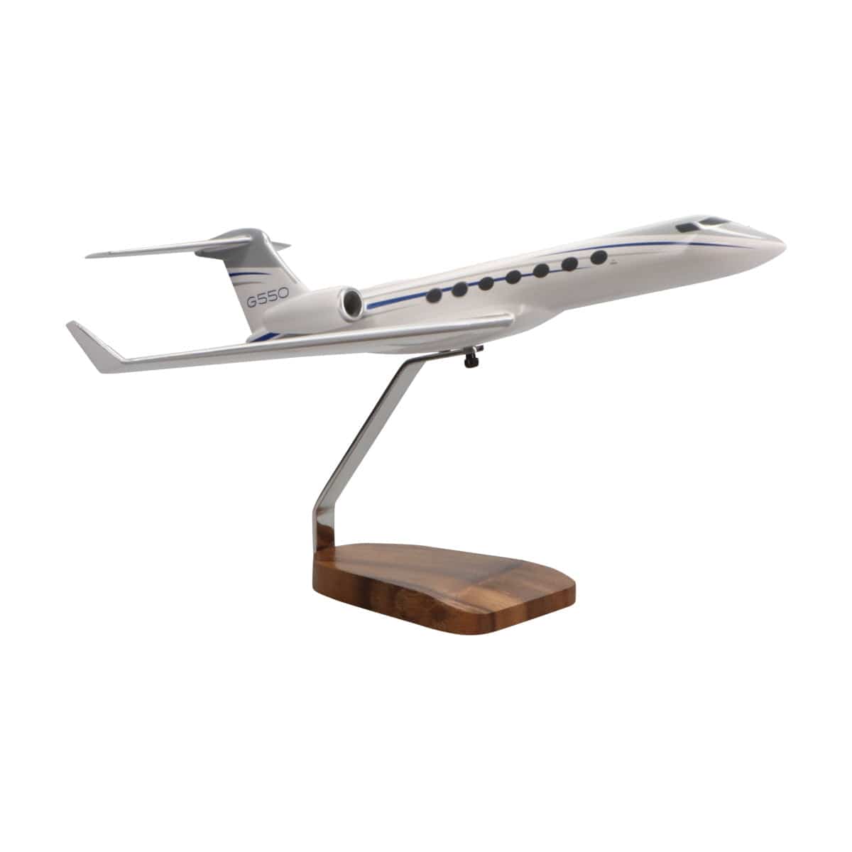 High Flying Models Aircraft Models Gulfstream G550 Large Mahogany Model