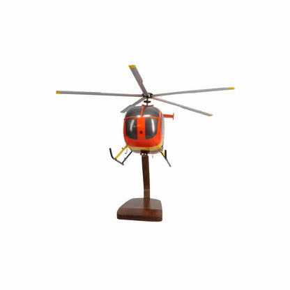 High Flying Models Aircraft Models Hughes Helicopters 500D Magnum PI Large Mahogany Model