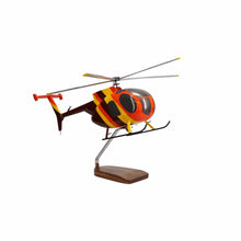 High Flying Models Aircraft Models Hughes Helicopters 500D Magnum PI Large Mahogany Model