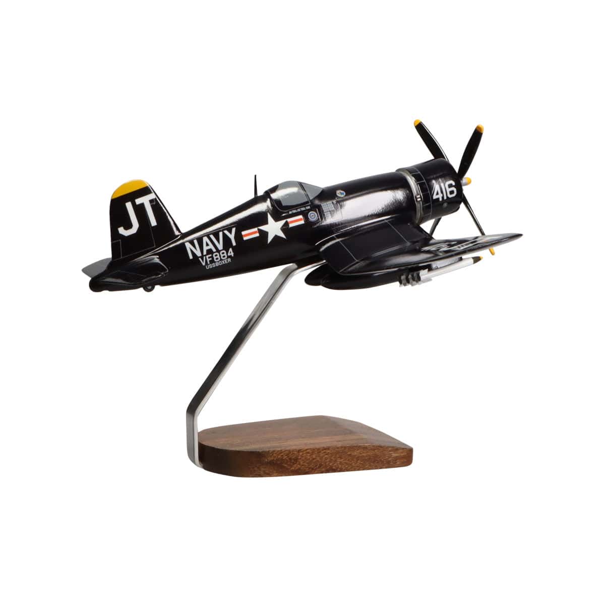 High Flying Models Aircraft Models Jim Tobul F4U-4 Corsair Large Mahogany Model
