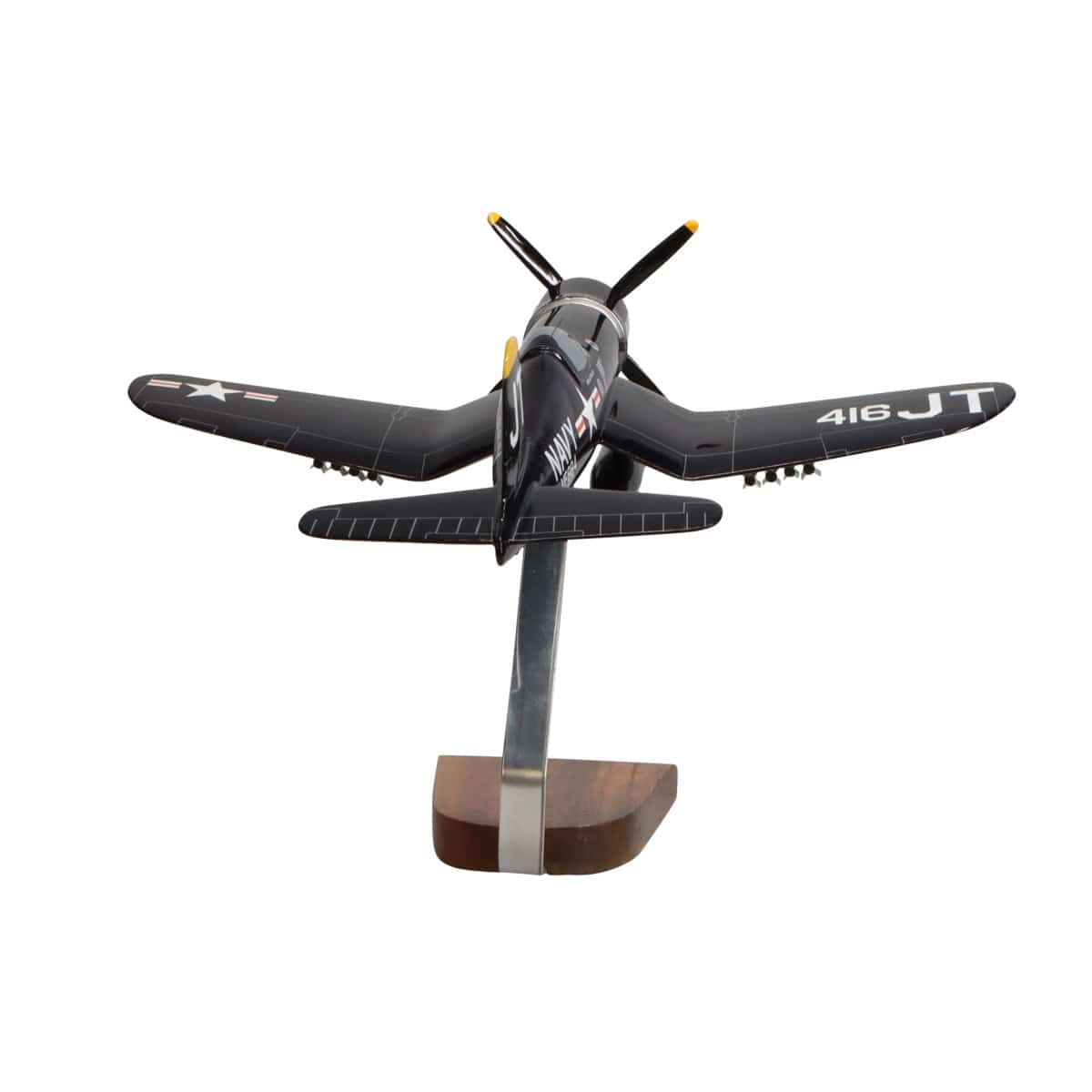 High Flying Models Aircraft Models Jim Tobul F4U-4 Corsair Large Mahogany Model