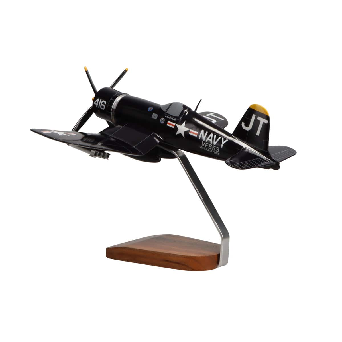High Flying Models Aircraft Models Jim Tobul F4U-4 Corsair Large Mahogany Model