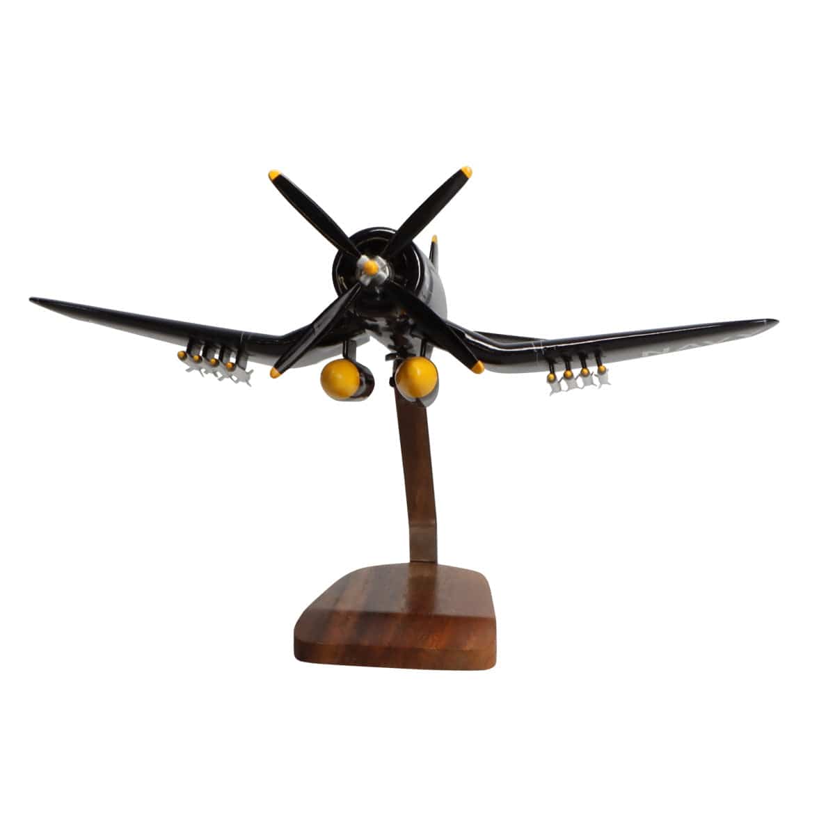 High Flying Models Aircraft Models Jim Tobul F4U-4 Corsair Large Mahogany Model