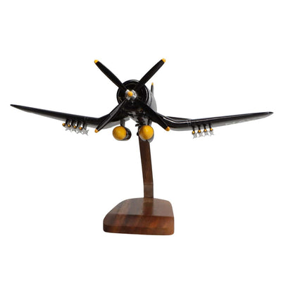 High Flying Models Aircraft Models Jim Tobul F4U-4 Corsair Large Mahogany Model