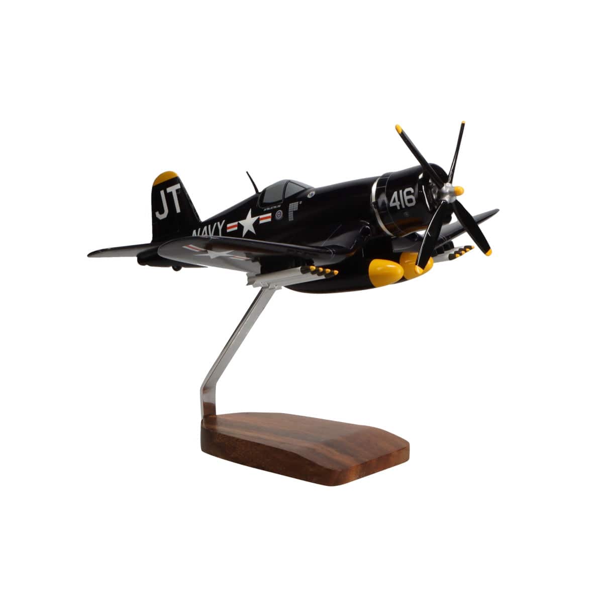 High Flying Models Aircraft Models Jim Tobul F4U-4 Corsair Large Mahogany Model