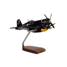 High Flying Models Aircraft Models Jim Tobul F4U-4 Corsair Large Mahogany Model