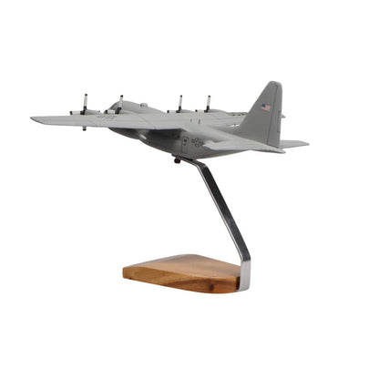 High Flying Models Aircraft Models Lockheed C-130H Hercules (Grey) Large Mahogany Model