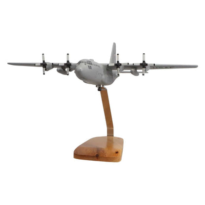 High Flying Models Aircraft Models Lockheed C-130H Hercules (Grey) Large Mahogany Model