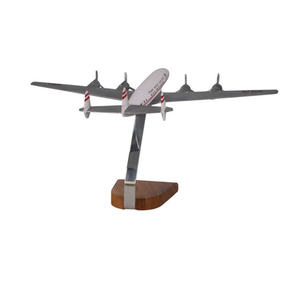 High Flying Models Aircraft Models Lockheed L-1649 Starliner TWA (Trans World Airlines) Large Mahogany Model