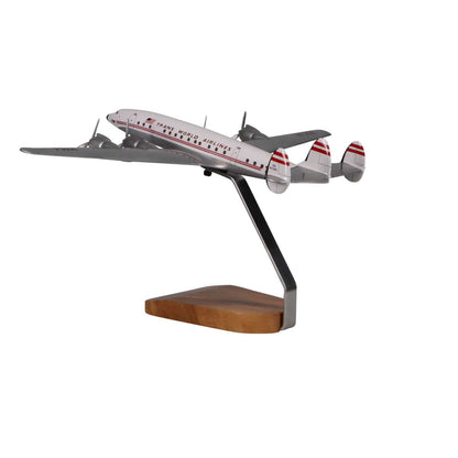 High Flying Models Aircraft Models Lockheed L-1649 Starliner TWA (Trans World Airlines) Large Mahogany Model