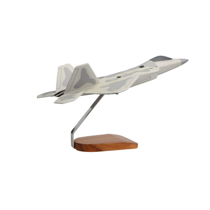 High Flying Models Aircraft Models Lockheed Martin F-22 Raptor Large Mahogany Model