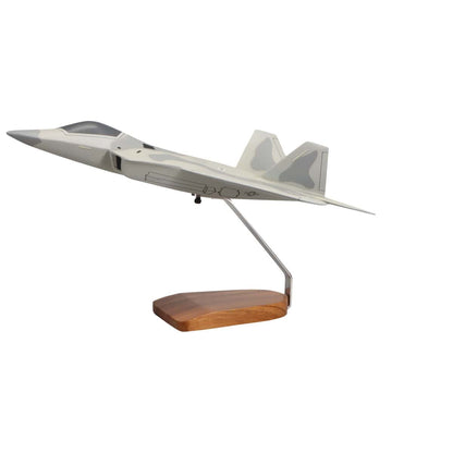 High Flying Models Aircraft Models Lockheed Martin F-22 Raptor Large Mahogany Model