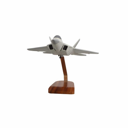 High Flying Models Aircraft Models Lockheed Martin F-22 Raptor Large Mahogany Model