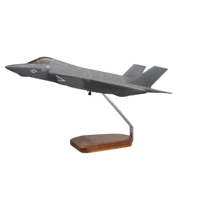 High Flying Models Aircraft Models Lockheed Martin F-35B JSF/STOVL U.S. Marine Corps Large Mahogany Model