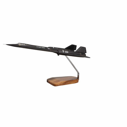 High Flying Models Aircraft Models Lockheed SR-71 Blackbird Large Mahogany Model