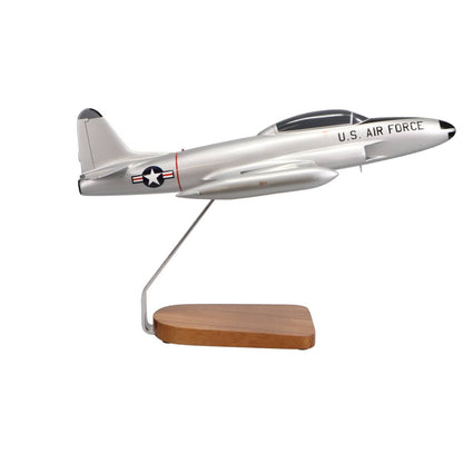 High Flying Models Aircraft Models Lockheed T-33 Shooting Star Large Mahogany Model