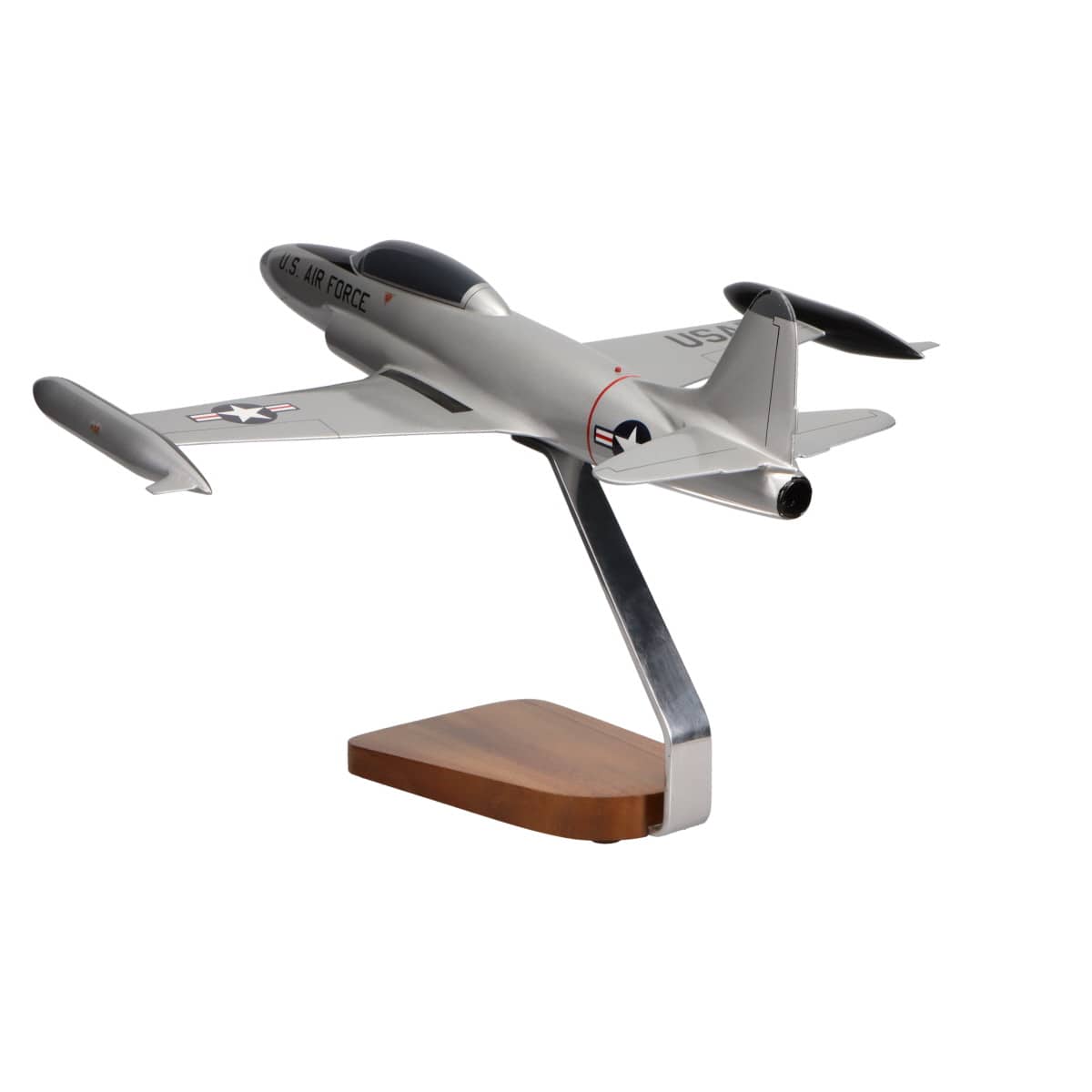 High Flying Models Aircraft Models Lockheed T-33 Shooting Star Large Mahogany Model