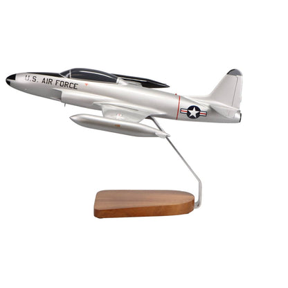High Flying Models Aircraft Models Lockheed T-33 Shooting Star Large Mahogany Model